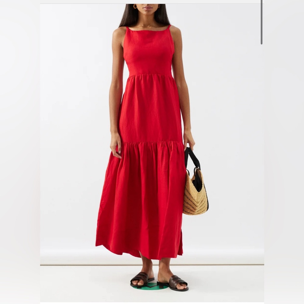 Posse Elise banded maxi dress XS